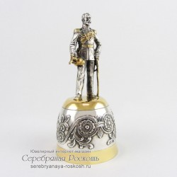 Серебряная штрафная рюмка Николай II
