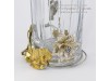 Серебряная ваза для цветов Лягушки