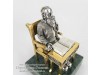 Серебряная статуэтка Еврей за столом с Торой