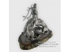 Серебряная статуэтка Охота на оленя