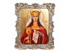 Икона Святая Варвара в серебряном окладе