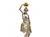 Серебряная статуэтка Девушка с амфорой