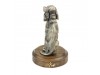 Серебряная статуэтка Собака