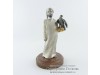 Серебряная статуэтка араб с соколом