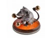 Статуэтка Крыса с маракасами - серебро