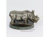 Статуэтка из серебра Носорог