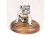 Серебряная статуэтка собака Бульдог