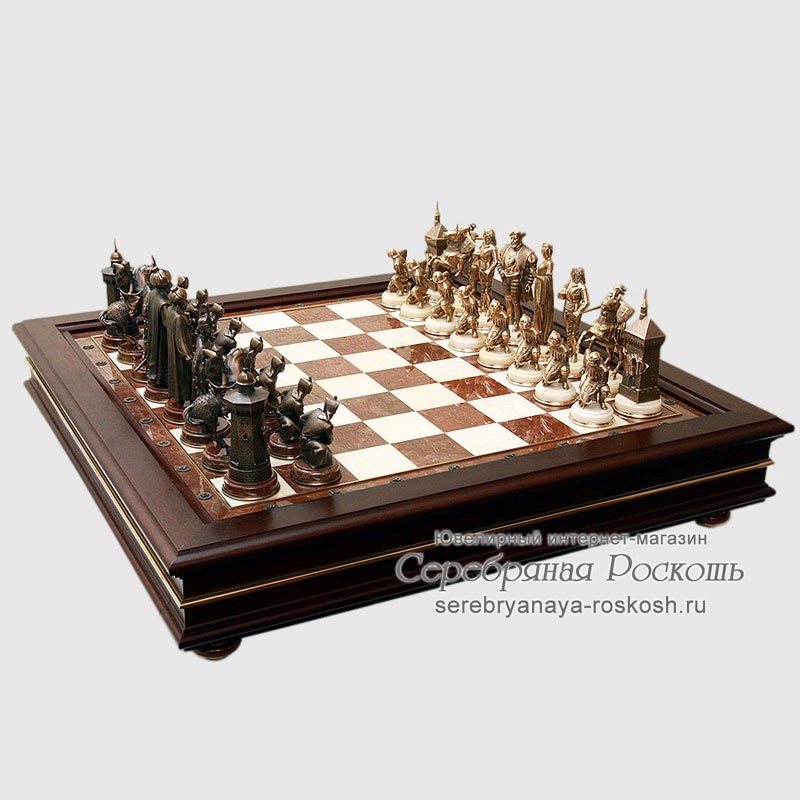 Подарочные шахматы Сулейман I против Карла V