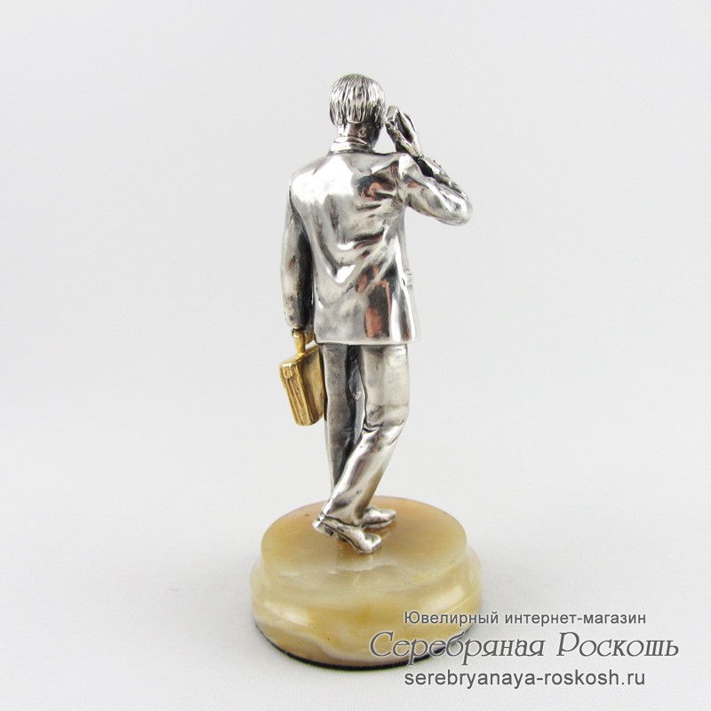 Серебряная статуэтка Бизнесмен