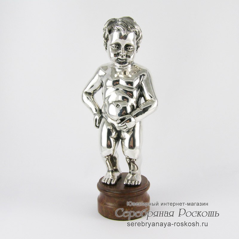 Серебряная статуэтка Писающий Мальчик 