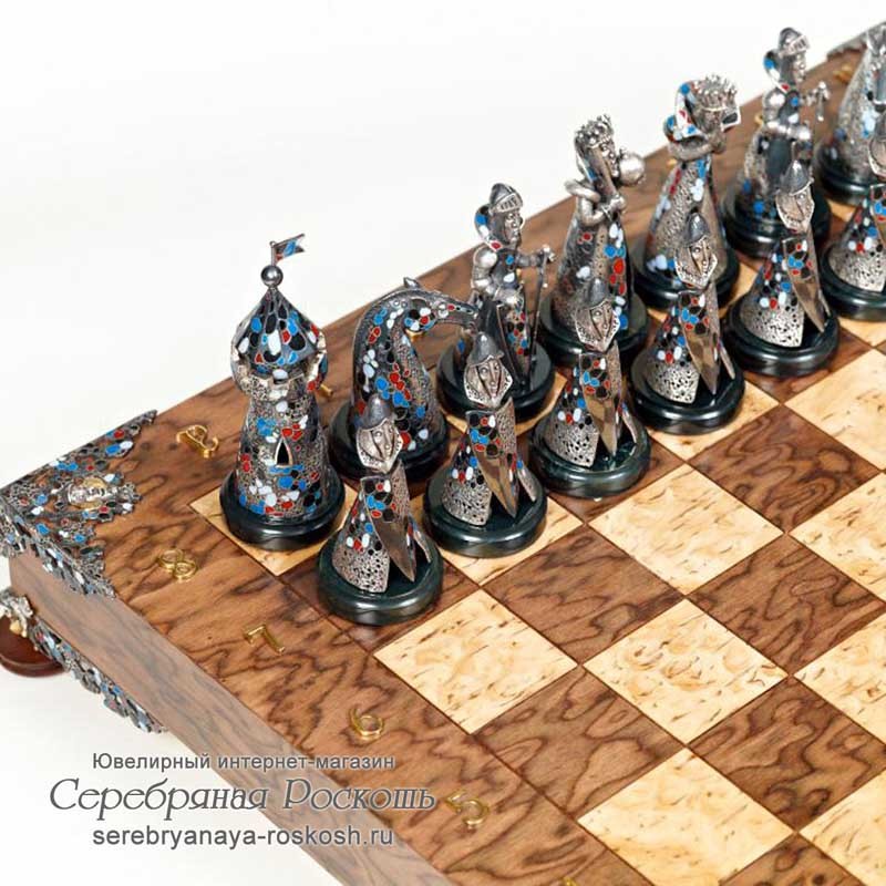 Шахматы серебряные Испанские
